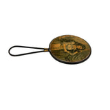 Two Views, Self-reflexive c. 1900 Hand Mirror, Woman Admiring Her Long Locks