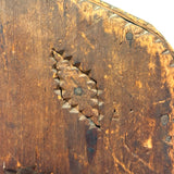 Charming Old Chip Carved Tramp Art Tabletop Chair