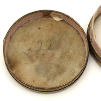 Woman Fishing, Clever and Pretty 19th C. Patch or Powder Box I/O
