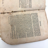 Cobb's 1853 Speller with Hand-sewn Fabric Spine, Animated Endpapers and Excellent Engravings