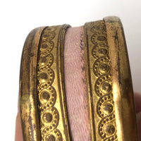 Woman Fishing, Clever and Pretty 19th C. Patch or Powder Box I/O