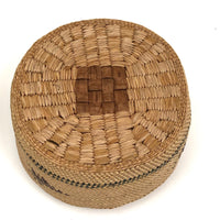 c. 1930s Makah / Nootka Northwest Coast Native Basket with Birds