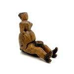 Unusual and Very Fabulous Antique Figural Hand-carved Folk Art Pipe Bowl
