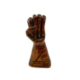 Intricately Carved Little Folk Art Hand