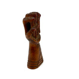 Intricately Carved Little Folk Art Hand