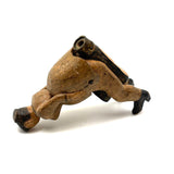 Unusual and Very Fabulous Antique Figural Hand-carved Folk Art Pipe Bowl