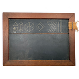 Scarce and Excellent Shepherd's New Slate Desk with Complete Set of Double-sided Inserts for Copying, c. 1870s