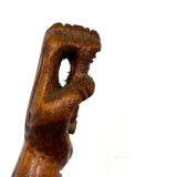 Intricately Carved Little Folk Art Hand
