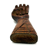 Intricately Carved Little Folk Art Hand