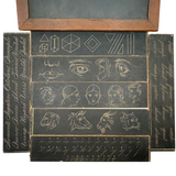 Scarce and Excellent Shepherd's New Slate Desk with Complete Set of Double-sided Inserts for Copying, c. 1870s
