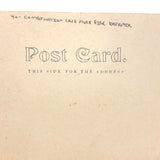 Combination Cash Store Fire, Rutland Vermont, 1906 Real Photo Postcard