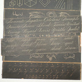 Scarce and Excellent Shepherd's New Slate Desk with Complete Set of Double-sided Inserts for Copying, c. 1870s