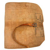 The Royal Manufacturing Co, Detroit, c. 1900 Canvas Roll Up for Flatware Salesman Samples with Leather Buckle