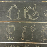 Scarce and Excellent Shepherd's New Slate Desk with Complete Set of Double-sided Inserts for Copying, c. 1870s