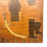 Glen Rock Hose & Ladder Company, PA, Charming Relief Carved Folk Art Plaque