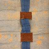 The Royal Manufacturing Co, Detroit, c. 1900 Canvas Roll Up for Flatware Salesman Samples with Leather Buckle