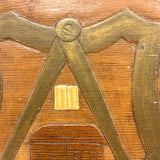 Glen Rock Hose & Ladder Company, PA, Charming Relief Carved Folk Art Plaque