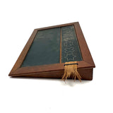 Scarce and Excellent Shepherd's New Slate Desk with Complete Set of Double-sided Inserts for Copying, c. 1870s