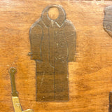 Glen Rock Hose & Ladder Company, PA, Charming Relief Carved Folk Art Plaque