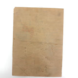 Sweet Little 19th C. White Goods Department Drawing with Linens and Booties