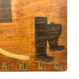 Glen Rock Hose & Ladder Company, PA, Charming Relief Carved Folk Art Plaque