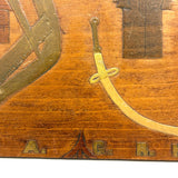 Glen Rock Hose & Ladder Company, PA, Charming Relief Carved Folk Art Plaque