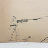 More Excellent Very Naive Kid's Drawings: Big Gun, Big Feet, Holster, Incoming Arrow