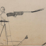 More Excellent Very Naive Kid's Drawings: Big Gun, Big Feet, Holster, Incoming Arrow