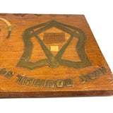 Glen Rock Hose & Ladder Company, PA, Charming Relief Carved Folk Art Plaque