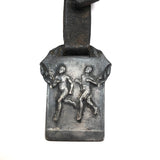 C. 1920s Sterling Track and Field Medal Engraved "1st High Jump"