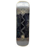 Battered Vintage Sandpaper Surface Wooden Skate Deck with Druggie Cartoons