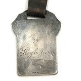 C. 1920s Sterling Track and Field Medal Engraved "1st High Jump"