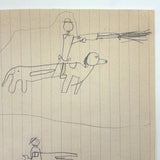 More Excellent Very Naive Kid's Drawings: Shooters on Animal-back