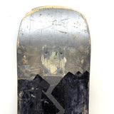 Battered Vintage Sandpaper Surface Wooden Skate Deck with Druggie Cartoons