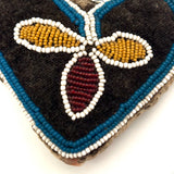 Early Heart Shaped (c. Mid 19th Century) Beaded Iroquois Pin Cushion