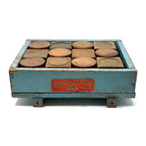 Scarce, Excellent Set of British Teachem Toys Rattle Bricks in Original Crate