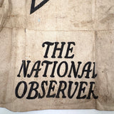 SOLD The National Observer, Excellent and Resonant 1970s Newspaper Seller's Apron