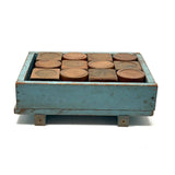 Scarce, Excellent Set of British Teachem Toys Rattle Bricks in Original Crate