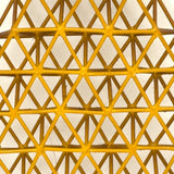 Intricate, Meticulously Constructedd Vintage Painted Wooden Geometric Model