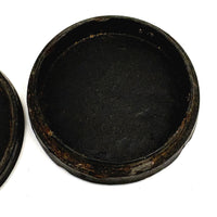 Boxers and Beggars, Aptly Battered c. Late 18th C. Papier Mache Snuff Box