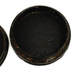 Boxers and Beggars, Aptly Battered c. Late 18th C. Papier Mache Snuff Box