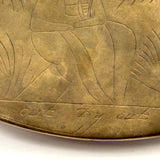 At a Distance, Near at Hand, Double-sided 18th Century Dutch Engraved Brass Tobacco Box