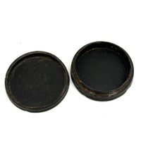 Boxers and Beggars, Aptly Battered c. Late 18th C. Papier Mache Snuff Box