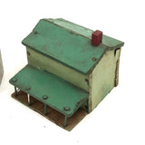 Set of Four Scrappy Scratch Made Houses