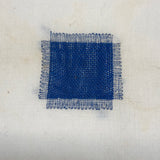 SOLD A.E. Farnsworth's 1880 Linen Sewing and Darning Schoolwork Sampler in Blue