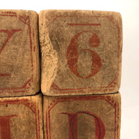 Early US Embossing Co. Alphabet and Animal Blocks