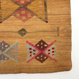 Plateau Native Corn Husk Bag with Dyed Husk and Wool Decoration, c. Early 1900s