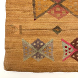 Plateau Native Corn Husk Bag with Dyed Husk and Wool Decoration, c. Early 1900s
