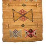 Plateau Native Corn Husk Bag with Dyed Husk and Wool Decoration, c. Early 1900s