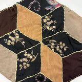 Lovely Antique Hand-sewn Piecework Pocket with Bluebirds